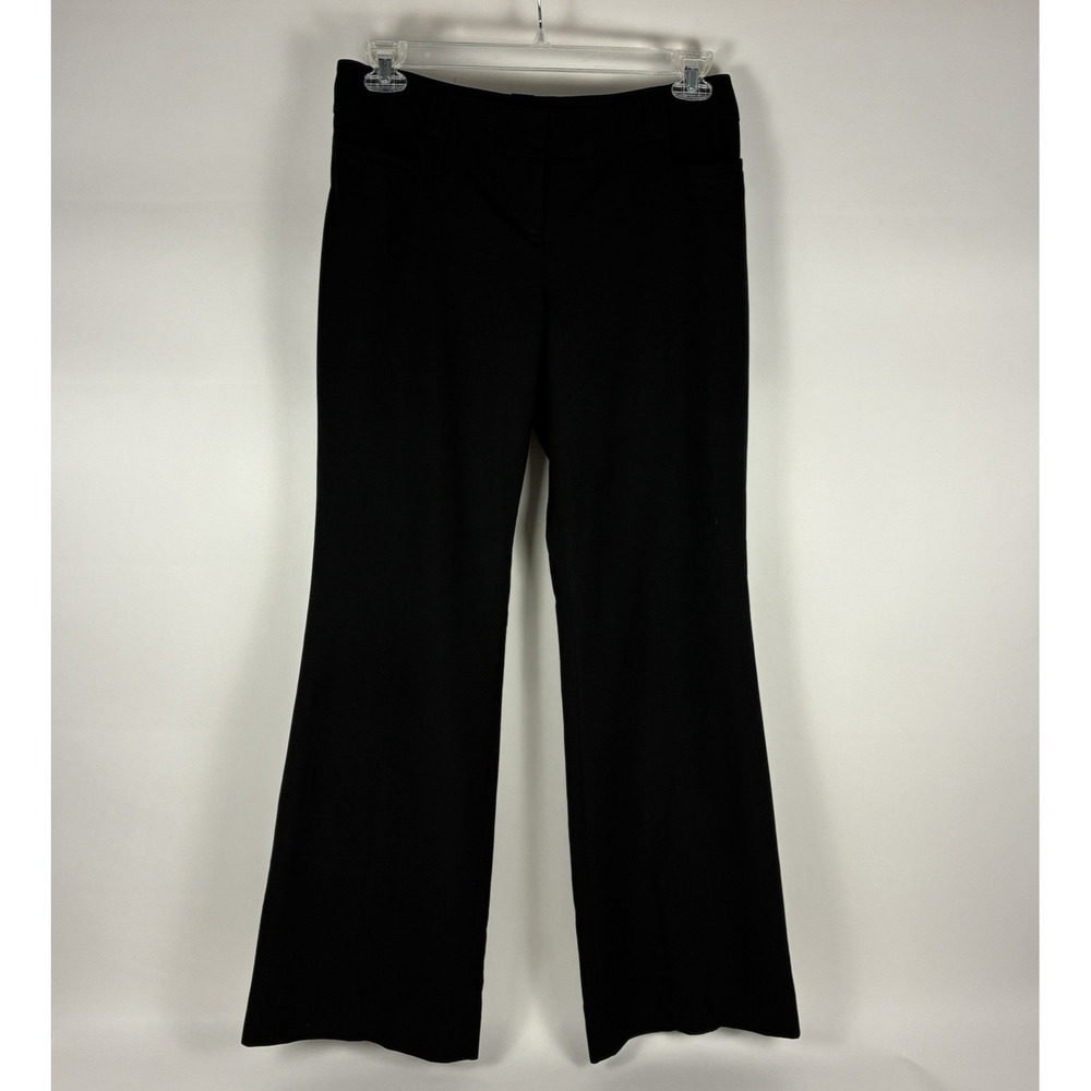 The Limited Collection Cassidy Fit Womens 8R Black Dress Pants Career Flare Chic